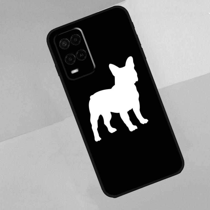 French Bulldog Art For Oppo A18 A38 A78 A98 A96 A58 A17 A77 A80 A40 A60 A16 A76 A74 A94 A54 A15 A57S Phone Case