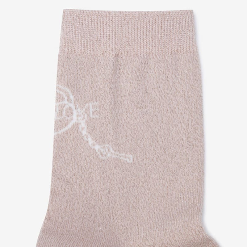 ZOOC Lauren Jung Graphic Metal Socks LP_Z254PHN719