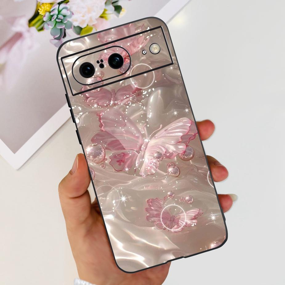 For Google Pixel 8A Case Pixel8 Pro New Fashion Painted Cover Soft Silicone Phone Case For Google Pixel 8 Pro Pixel8A Funda Capa
