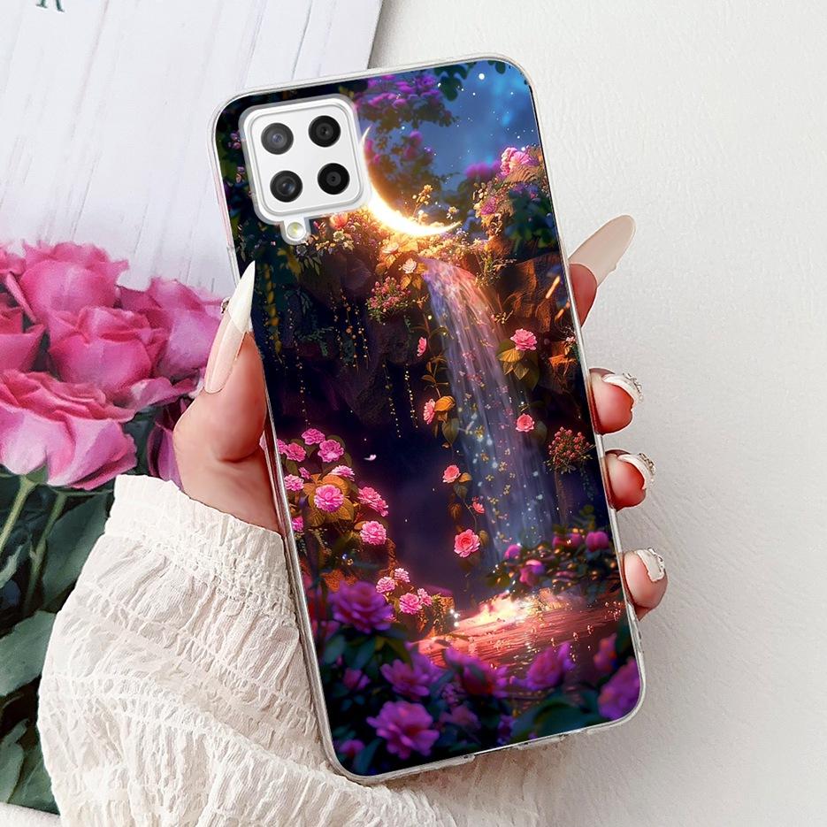 For Samsung Galaxy A22 4G Case SM-A225F Cool Dragon Painted Cover Soft Slim Phone Case For Samsung A22 A 22 Galaxy A42 5G Fundas