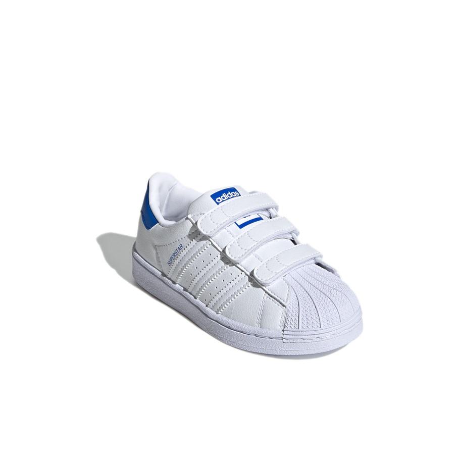 Adidas Originals Cf C Breathable Low-Top Skate Shoes Kids Sneakers White Blue FX7169
