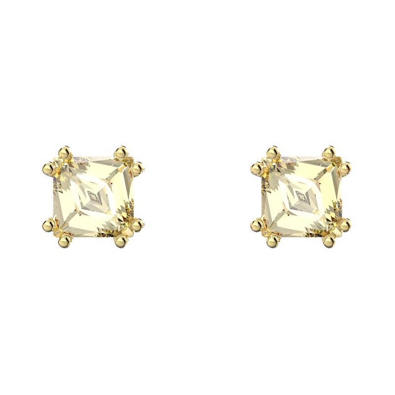 Swarovski Simple, exquisite and fashionable Stilla earrings for women, yellow 5639124