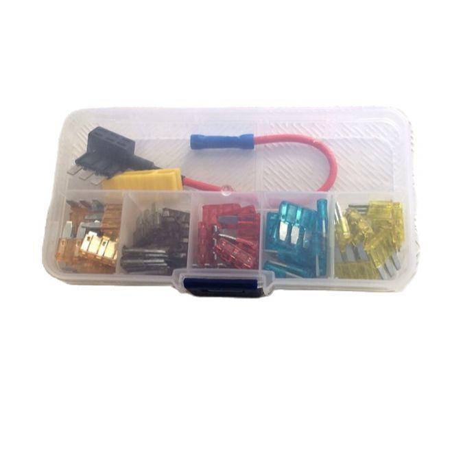 50Pcs/Set Fuse 3 Pins Automotive Car Fuse for Ford Focus Mondeo Dodge 5A 7.5A 10A 15A 20A