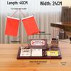 2026 Premium Wooden Desk Calendar & Pen Holder – Elegant Corporate Gift 44X24