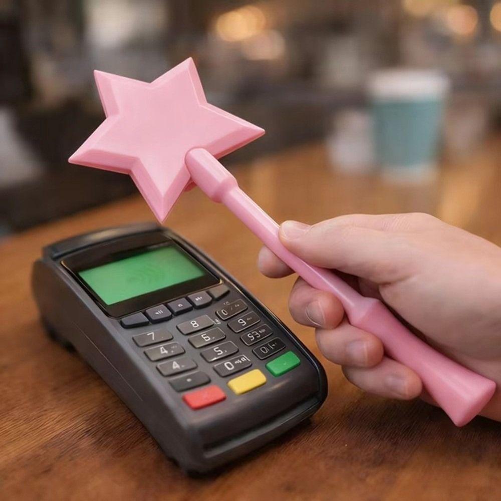 Lightweight Contactless Payment Sleeve Portable Star Magic Wand Holder  Daily Use