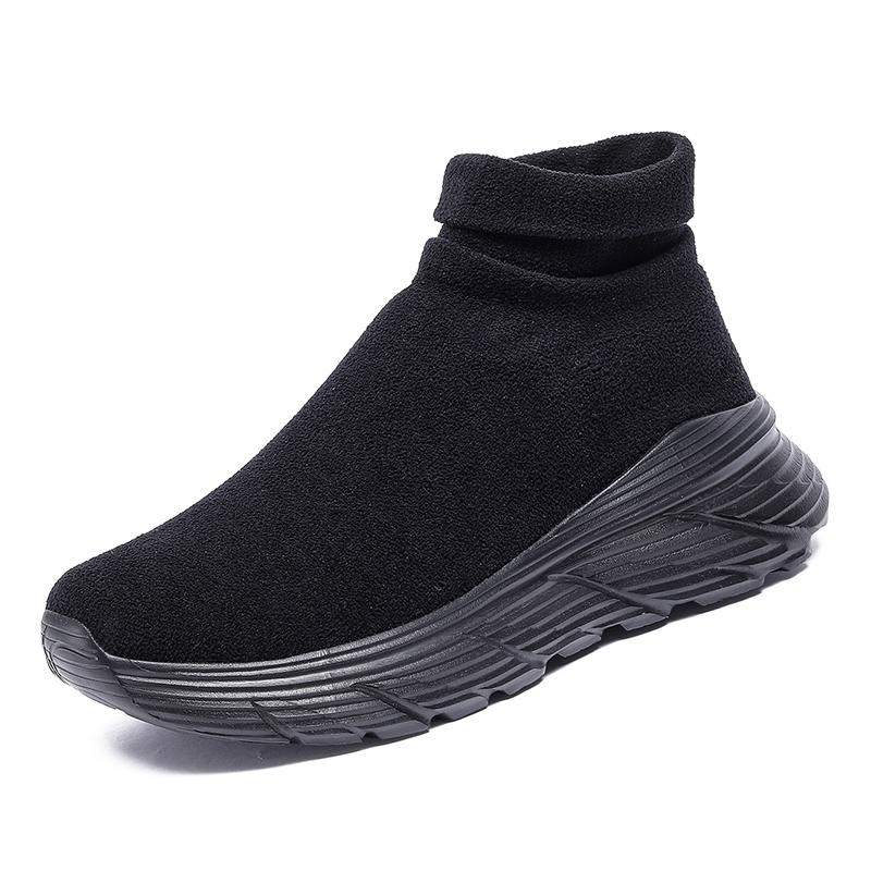 Men's Casual Sneakers Lightweight Sneakers Women's Outdoor Breathable Mesh Black Running Shoes Sports Jogging Shoes Couples