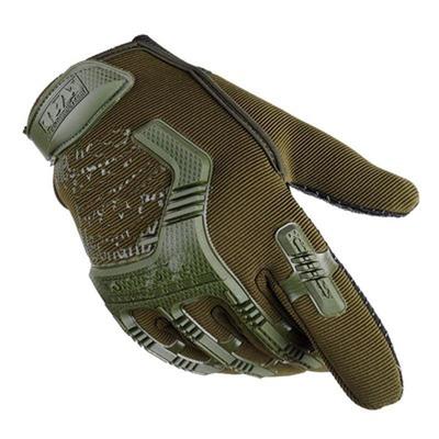 Men's Tactical Full-Finger Protective Gloves for Combat, Outdoor Training, and Cycling
