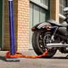 POSTEK Bike Lock Chain Lock Key Chain Padlock Length 900mm Square Chain Heavy Duty Extra Thick Chain Lock Black and (Diameter)10mm Anti-Theft (0.9m,