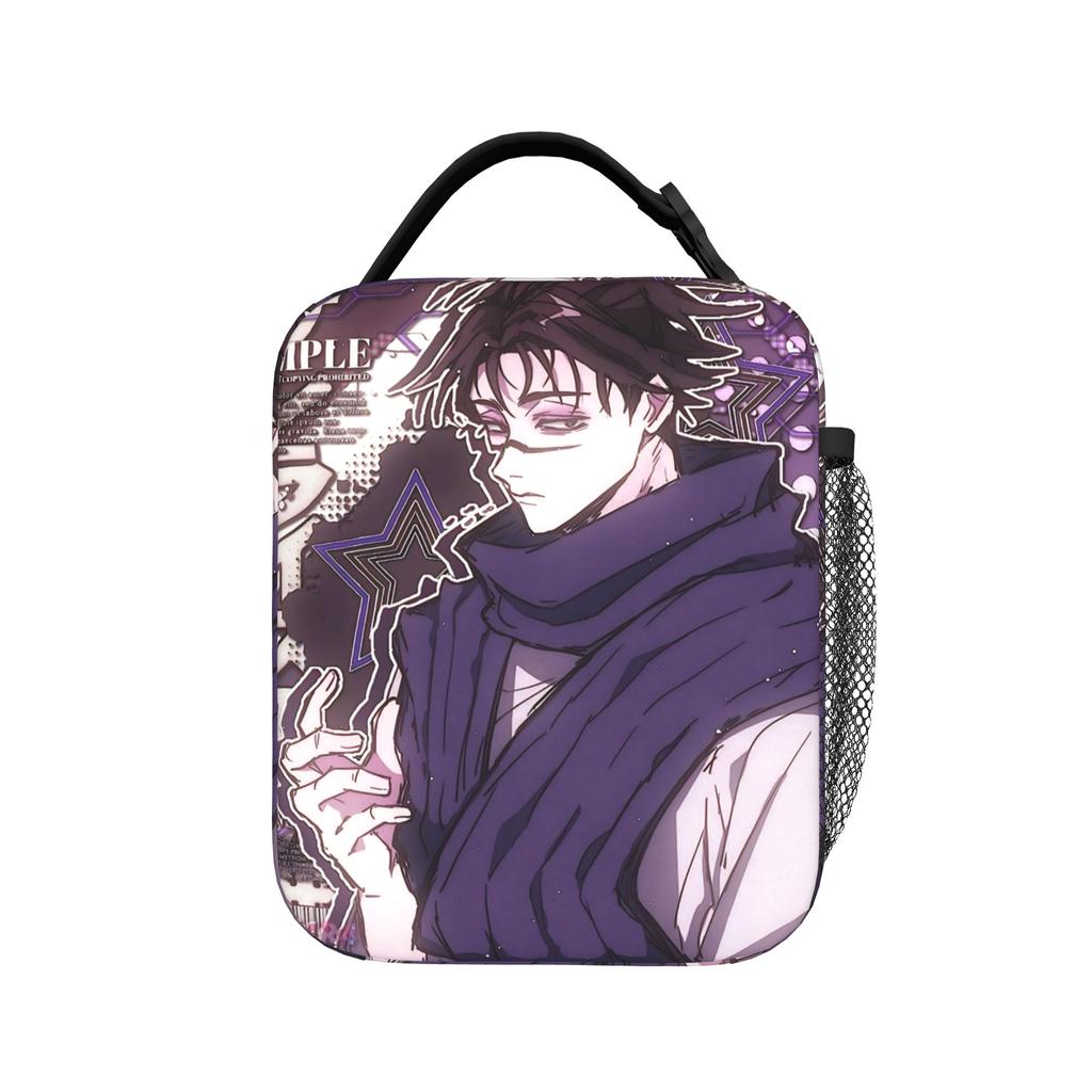Choso Anime Manga Insulated Lunch Bag Portable Jujutsus Kaisens Anime Meal Container Thermal Bag Lunch Box Tote Men Women