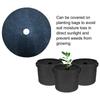 Non Woven Tree Mulch Ring Weeding Barrier, Protector Mat, Plant Cover, Anti Grass, Gardening Fabric Weed Control, 15cm-82cm KTY