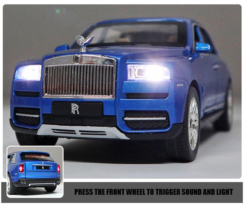 1/24 Rolls-Royce Cullinan Model samochodu Metalowy model samochodu Odlew ciśnieniowy samochodu Zabawka dla dzieci Prezent Kolekcjonerskie przedmioty Darmowa wysyłka