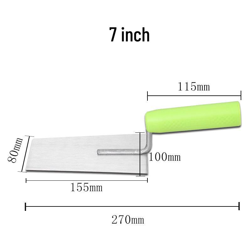 Plastic Handle Bricklaying & Mortar Trowel – 3, 4, 5, 6 Inch Square Masonry Tile Laying Tools