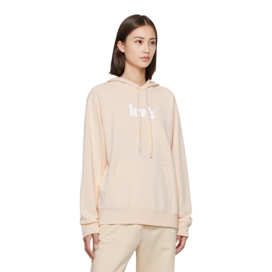 Levis Logo Letter Print Hoodie Women hoodies Light-Lilac 18487-0144