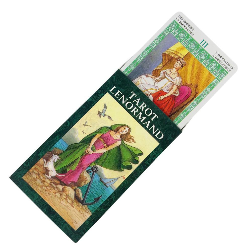 Tarocchi Lenormand Mazzo da 78 Carte 10,3*6 cm Strumento per Divinazione Lettura della Sorte Carte da Gioco