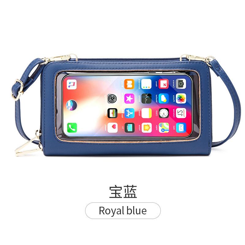 Touch screen mobile phone bag crossbody small bag 2025 new anti-theft brush wallet women's long versatile women's bag