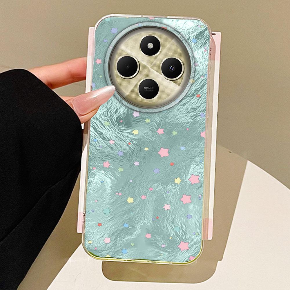 Gradient Colorful Stars Women Girls Phone Case for Xiaomi Redmi Note 14 13 12 11 11S 10 9 8 Pro 9C 13C 14C A1 A3 A4 A3X 9C Cover