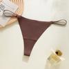 Traceless Sexy Thin Strap Buckle T-pants Girls Fitness Underwear, One-piece Cotton Crotch Women's T-character