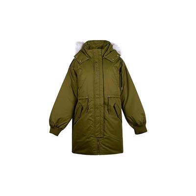(WMNS) Long Down Jacket Asia Sizing 'Olive Green' Women's 10019430-A04