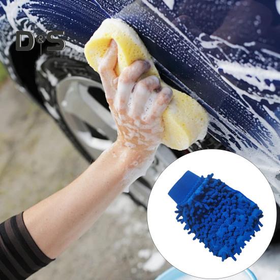Autowaschhandschuh, fusselfrei, hochsaugfähig, hochdichter Schmutzentferner, nicht scheuernd, maschinenwaschbar, Auto-Reinigungshandschuh-Tücher