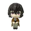 Original MegaHouse LooK Up Bungou Stray Dogs Dazai Osamu Nakajima Atsushi Action Figure Toys PVC Model Collection Kwaii Q Doll
