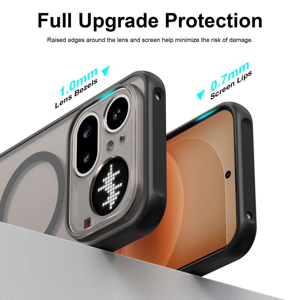 For Magsafe Wireless Charging Magnetic Case For Nothing Phone 4A Pro NothingPhone4APro 5G Shockproof Matte Back Cover Coque