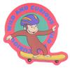 Georges le curieux [Autocollant découpé] Autocollant personnage/Skateboard