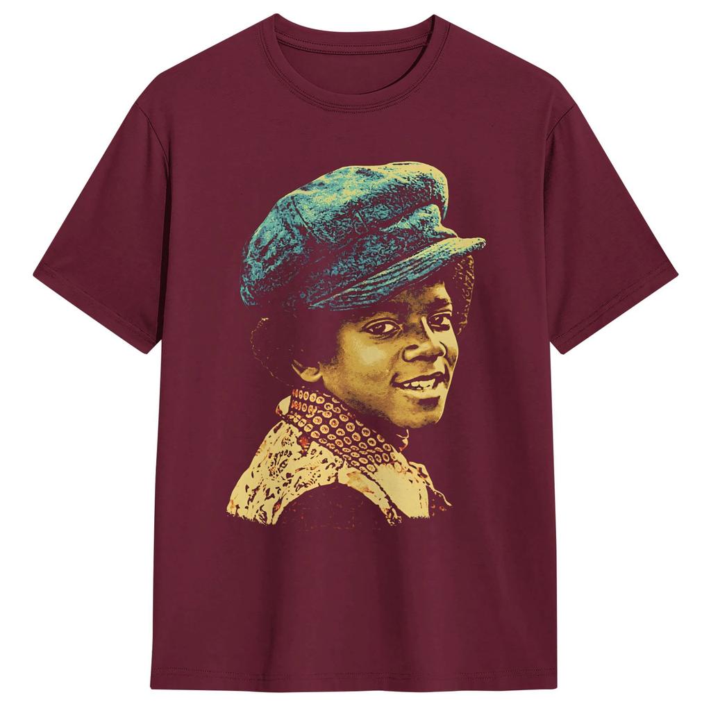 MMichael JJackson Vintage Little Jacko Cotton TShirt Unisex Summer Y2K Funny TShirts Trendy Cool Tees Oversized Pattern Tops