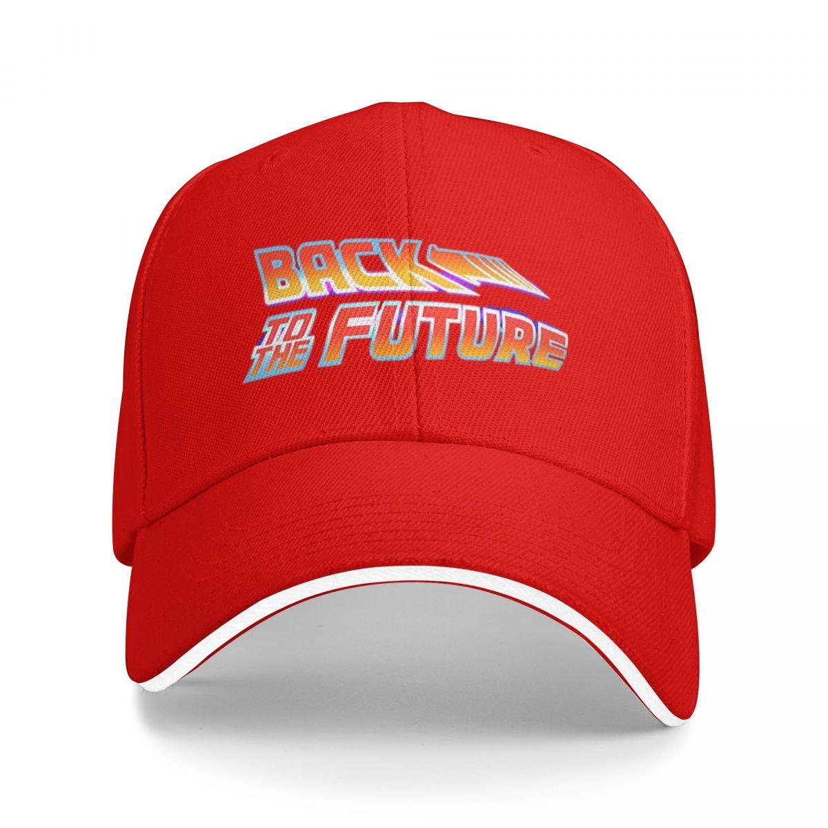 

Unisex Baseball Hats Back To The Future Movie Logo Outdoor Streetwear Summer Sports Baseball Caps Hip Hop Cap Casquette Hats One Size