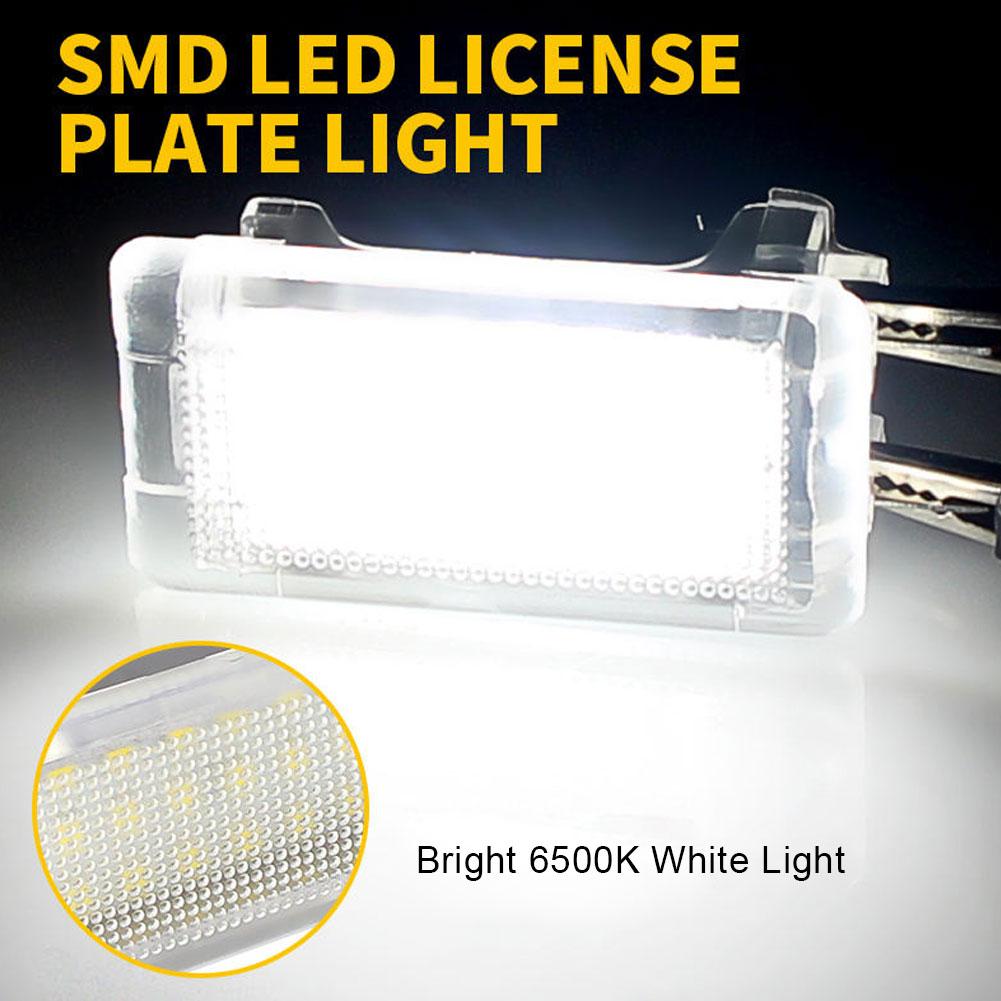Car LED Trunk Light 18LED 6500K White Light IP67 Waterproof Plug&Play License Plate Light For Car Interior Accessory P2Z3