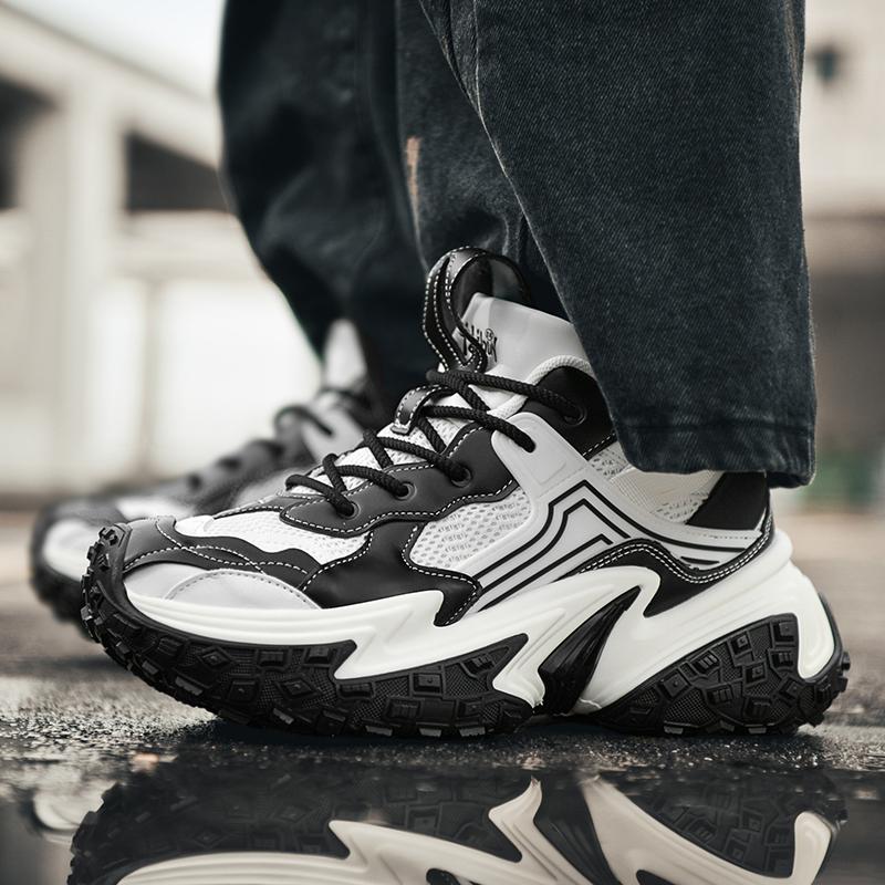 Pánské boty Tenisky Pánské tenisky Luxusní boty Pánské ležérní Trenér Závody Prodyšné módní povaleče na běhání Boty pro muže