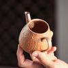 Raw Ore Rough Pottery Tea Pot, Handmade Tea Set, Single Pot,  Small Tea Pot 190ml