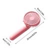 Hand Held Fan USB Rechargeable Foldable Fan Cooling Personal Handheld Fan Adjustable 3 Gear Low Noise Feature Cooling Fan