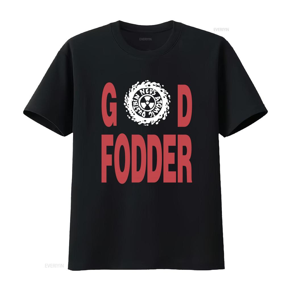 1991 Vintage NED S ATOMIC Dustbin God Fodder Tour Concert Promo Album Rare 90s T Shirt vintage Washed fashion Stylish