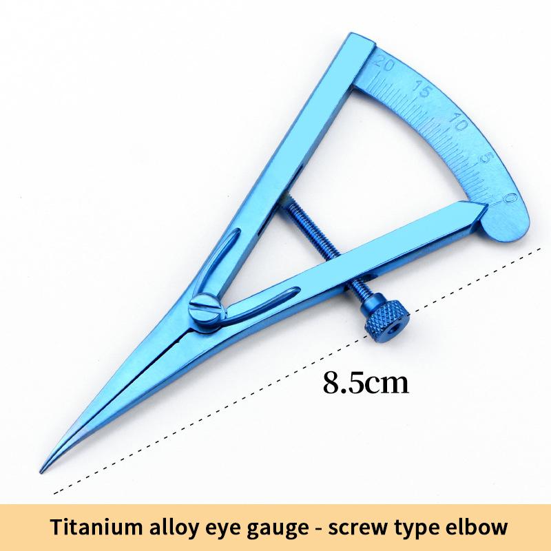 Double Eyelid Surgical Tool - Buried Thread Positioning & Medical Compass Ruler for Precision Measuring