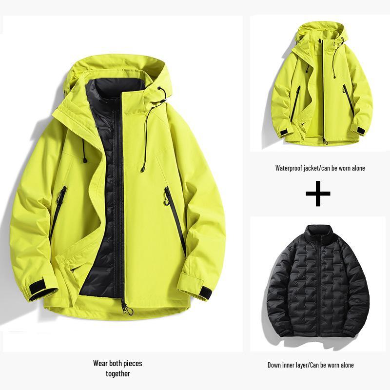 Bird's Unisex 3-in-1 Windproof & Water-Resistant Ski Jacket