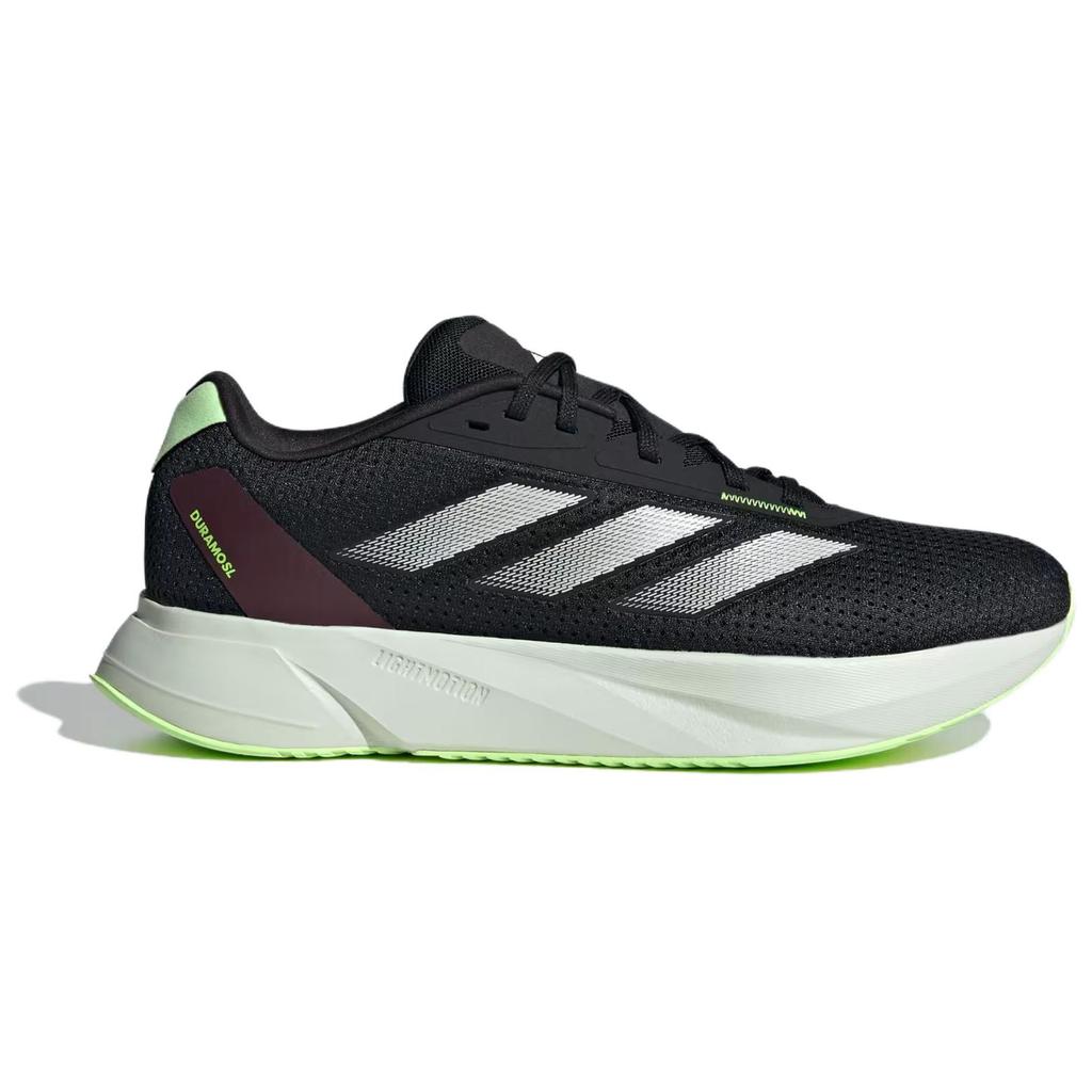 Adidas Duramo Sl Comfortable Versatile Durable Low-Top Running Shoes Unisex Sneakers Black White Green IE7963