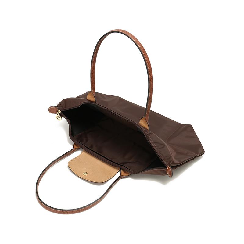 Longchamp Le Pliage Recycled Canvas Dumpling Bag, Handbag, Shoulder Bag Womens Tan