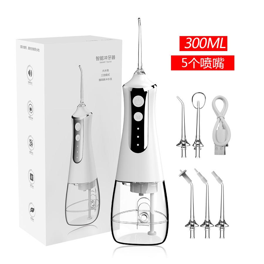 Oral Irrigator Portable Dental Water Flosser USB Rechargeable Water Jet Floss Tooth Pick Jet Tip Modes Waterproof