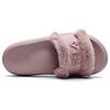 Fila Donut Thick Sole Plush Fashion Sports Comfortable Rubber Sole Slide Sandals Women Sandals Light-Purple F12W221507FPM