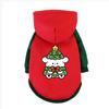 Pet Christmas Hooded Sweatshirt  Cats & Dogs Fashion Winter Warm Clothes Suitable For Cats ,TeddyGolden Retriever Party supplier
