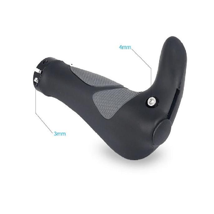 Shockproof Anti-slip Bike Handlebar Grips Ergonomic Comfortable Mountain Road Bicycle Grip Accessories for Shock Absorption