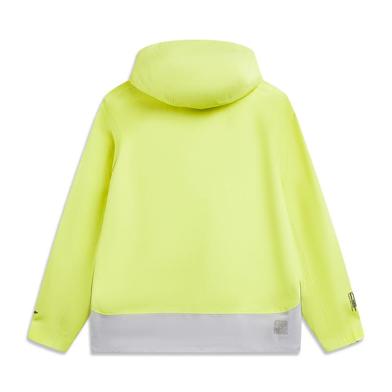 Li Ning Outdoor CF Water Resistant Windbreaker Unisex Jacket Yellow Green AEMW003-1