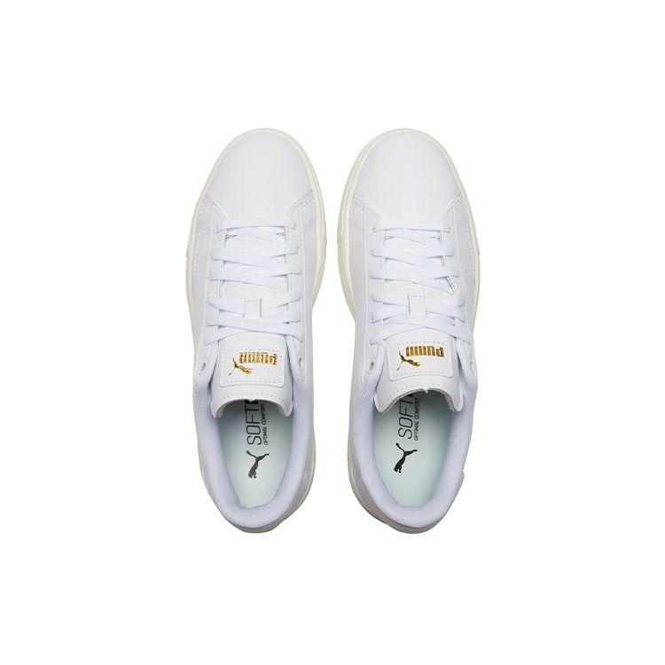 Puma Serve Pro 1948 White Team Gold Unisex Sneakers Whisper-White 383879-01