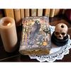 Raven Leather Grimoire Journal – Gothic Spellbook, Witchcraft Notebook