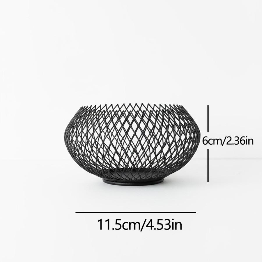 Nordic Retro Iron Art Candle Holder - Living Room and Dining Table Decor