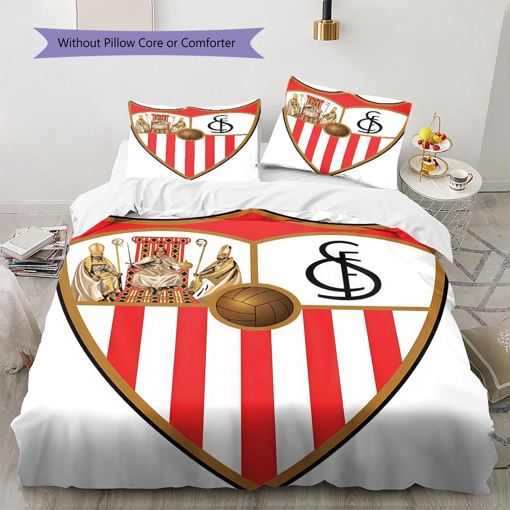 SCRA team Bedding Quilt Set Quilt Cover Pillowcase Home Decoration Birthday Gift (1 * duvet cover + 2 * pillowcase, without core)