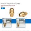 Brass Hose Barb Connector Male to Female Adapter Durable Pipe Fitting for Water Gas Air Tubing Applications