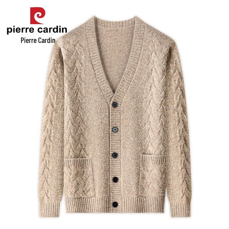 Pierre Cardin Men's 100% Cashmere V-Neck Cardigan