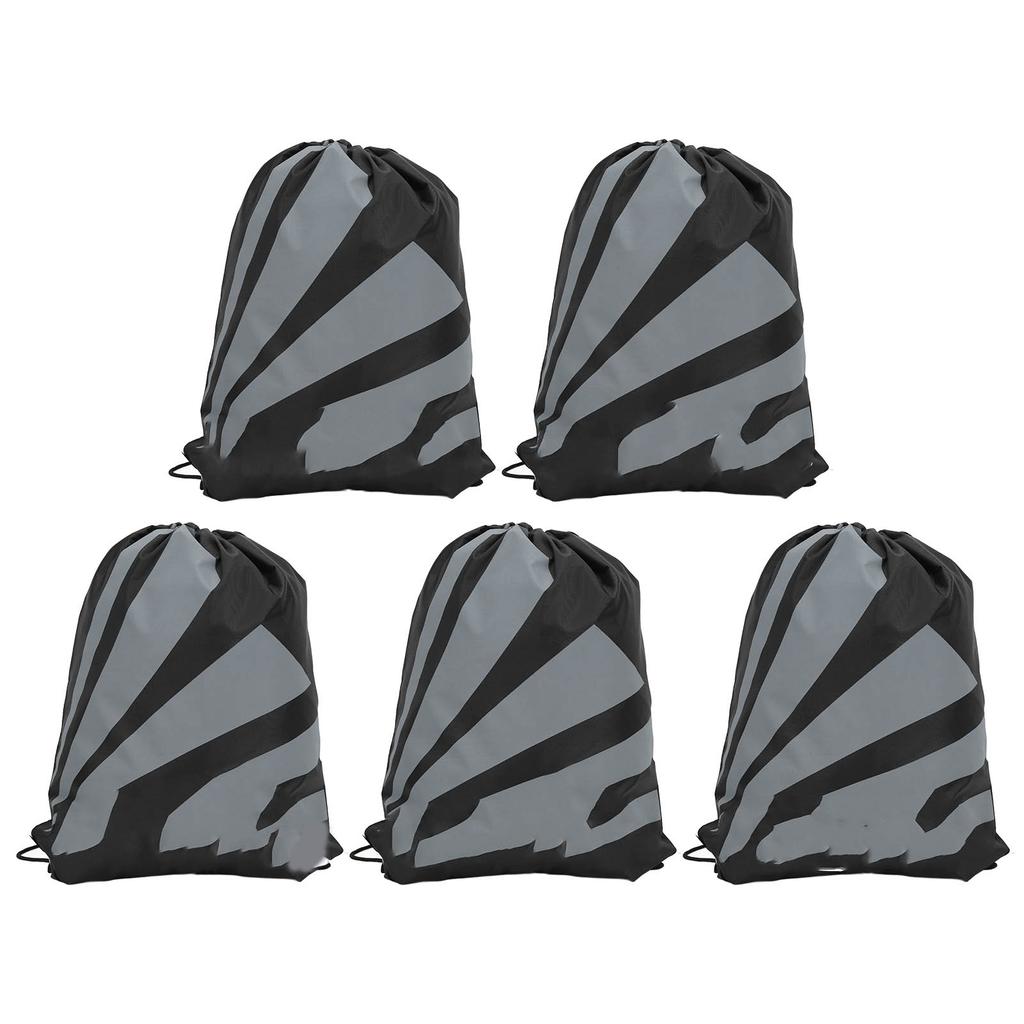 5-teiliges Set Outdoor Kordelzug Rucksack Wasserdicht Faltbare Sporttasche Strand Schwimmen Tasche