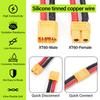 12AWG XT60 Connector Cable Silicone Tinned Copper Extension Lead 6M for RV Car & Energy Storage Battery Charging Wiring